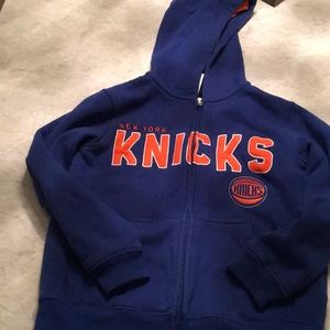 Youth Kids New York Knicks Zip-Up Hoodie Sweatshirt